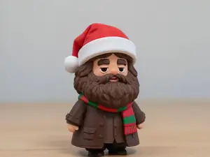 Christmas - Harry Potter Chibi Hagrid Xmas Version