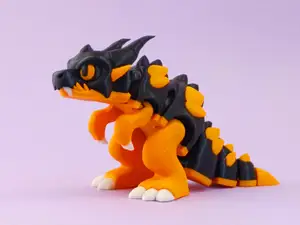 Articulated Rexagon (Trex + Dragon ) Flexi