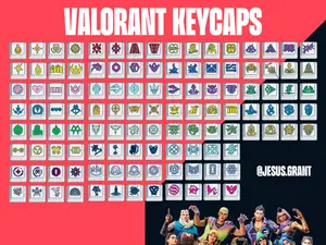 Valorant Keycaps Full 2026