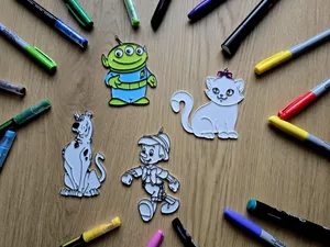 Cool Cartoon Character DIY Coloring Pack