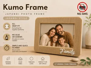 Kumo Frame – Japandi Snap-Fit Photo Frame 10x15 cm