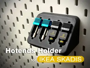 SKADIS Hotends Holder - H2, P2S/X2D