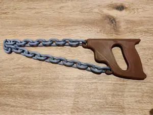 Chainsaw practical joke