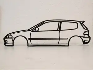 Honda Civic EG Hatch Wall Art
