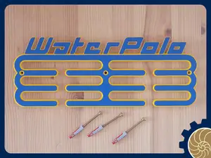 Medals Wall Display Holder - Parametric Text