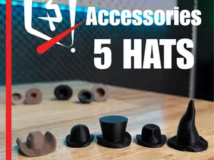 5 Mini Hats Pack