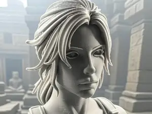 Buste Lara Croft Tomb Raider stylise