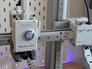 Customizable BambuLab A1 Mini Extruder Gear Cover