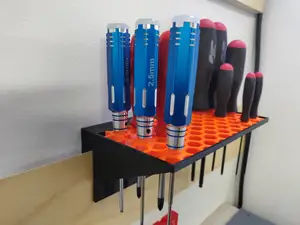 French Cleat Honey Comb Screwdriver Holder Screw Mount Remix
