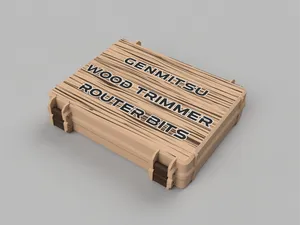 Wood Trimmer Router Bits Box