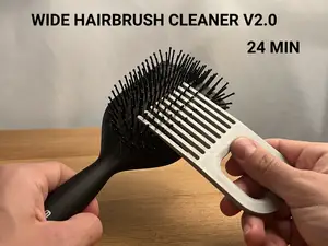 Wide Hairbrush Cleaner V2.0