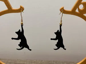 Earrings Cat