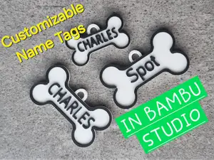 Customizable Name Tags For Dogs
