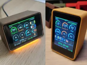 Waveshare ESP32S3 Touch 2" case for BambuHelper