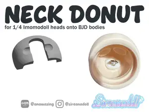 1/4 BJD Imomodoll Neck Donut