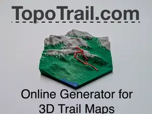 TopoTrail – Online Generator for 3D Trail Maps