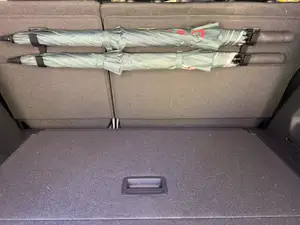 Umbrella hooks for car IsoFix