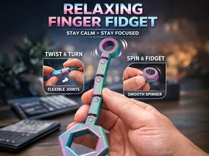 Relaxing Finger Fidget – articulated stress