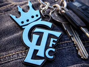Charlotte FC Crown Logo Keychain