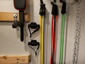 Resistance Band Handle Grip, Cable Wall Hangers