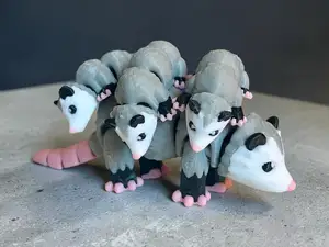 Flexi Opossum Family - Mom and Babies Magnetic Set