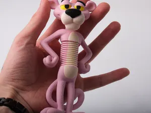 Pink Panther Slinky Flexi - Articulated Toy