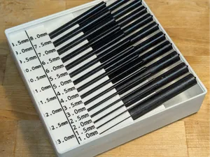 Transfer Punch Organizer Gridfinity Metric