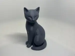 Modern Cat Sculpture Decor #2