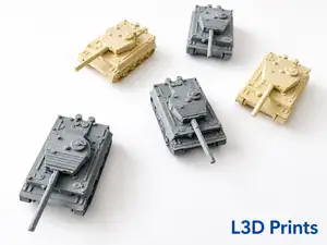 Mini Tiger 1 Tank By L3D Prints