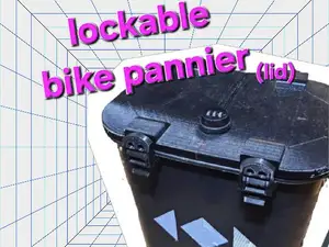 Hard Shell Waterproof Lockable Bike Pannier