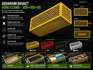 Aquarium Basket Honeycomb – 200×100×90