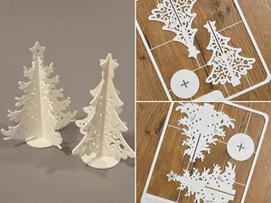 Christmas tree kit card