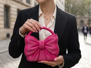 Bow Handbag - Borsa con Fiocco Elegante