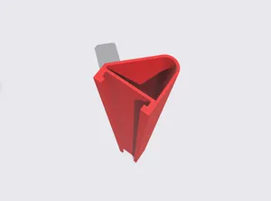 Led-Strip 8mm wide 45 degree holder
