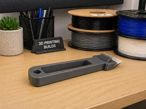 P2S P1S X1C X2D Scraper & handle fitting. Best yet