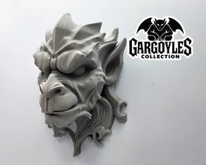 Smiling Gargoyle Face - Wall Mount