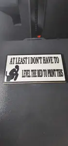 Funny Pooping Sign (Level Bed)
