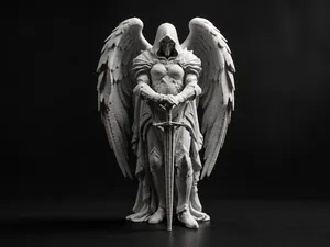 Celestial Warrior Angel Statue