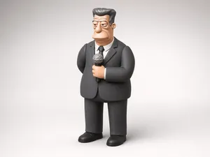 Kent Brockman: Channel 6 News Anchor - High Figure