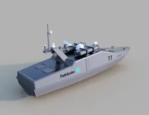 RC遥控驱逐艇（喷射版）船身主体 V1