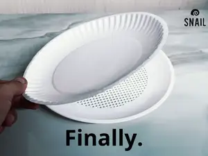 Paper Plate Holder. Paper Plate Support Tray.