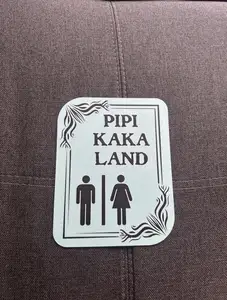 Toilettenschild, toilet sign