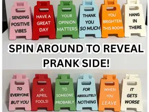 Mini Funny Signs –  Prank Your Friends!