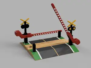 Paso a Nivel - Train Toy - Compatible Ikea/Brio