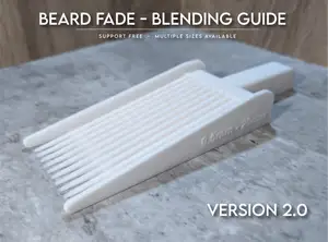 Beard Fade - Blending Guide v2.0 (Various Sizes)