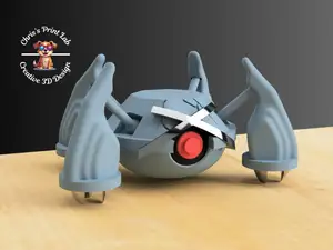 #0376 - Metagross Articulating Pokeball