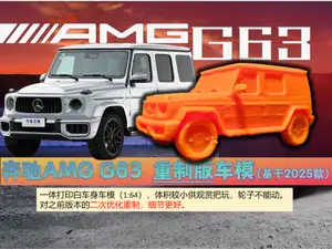 奔驰"大G"(AMG G63)车模【重制版】,基于2025款制作,细节更好,带支撑20克
