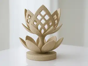 Flor de loto v2 - Candelabro - Sin soportes