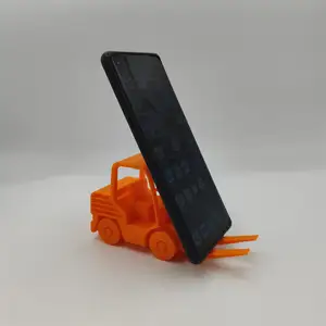 Forklift phone stand