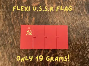 Flexi U.S.S.R / Soviet Union Flag